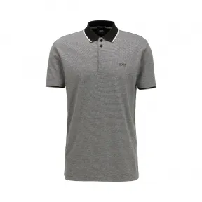 雨果博斯/Hugo Boss 男士三色微图案棉质珠地布 Polo 衫 hbas50423480001