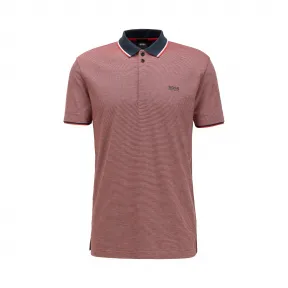 雨果博斯/Hugo Boss 男士三色微图案棉质珠地布 Polo 衫 hbas50423480410