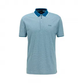 雨果博斯/Hugo Boss 男士三色微图案棉质珠地布 Polo 衫 hbas50423480434