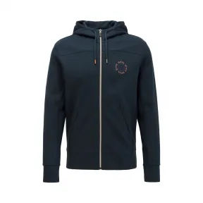 雨果博斯/Hugo Boss 男士层叠金属徽标拉链连帽衫 hbas50423593412