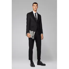 雨果博斯/Hugo Boss 皮革印刷图案公文包 hbas50423729100