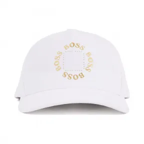 雨果博斯/Hugo Boss 男士冷冻金徽标弹力帆布帽 hbas50423963100