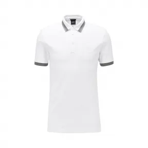 雨果博斯/Hugo Boss 男士橡胶边修身版 Polo 衫 hbas50425010100