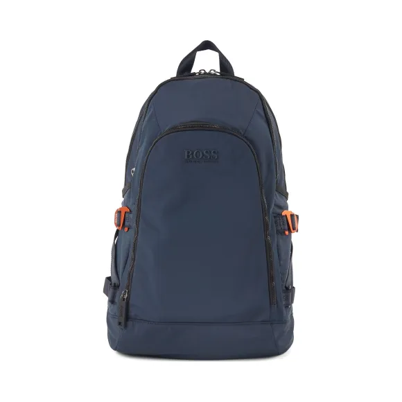 雨果博斯/Hugo Boss 男士徽标肩带纹理尼龙背包 hbas50425400411