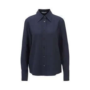 雨果博斯/Hugo Boss 意大利缎背绉大廓型女士衬衫 hbas50425463466