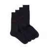 雨果博斯/Hugo Boss 男士丝光面料中长袜两双装 hbas50425487401