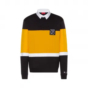 雨果博斯/Hugo Boss HUGO男士 '93 细节超大款撞色 Polo 衫 hbas50425645001