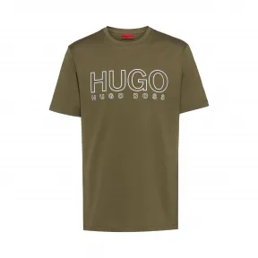 雨果博斯/Hugo Boss 男士反光徽标纯棉圆领 T 恤 hbas50425774251