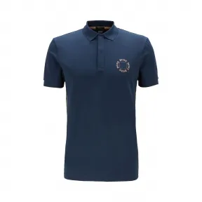 雨果博斯/Hugo Boss 男士层叠徽标凸纹布 Polo 衫 hbas50425969412