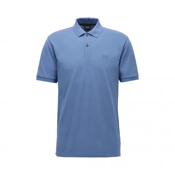 雨果博斯/Hugo Boss 男士皮马棉珠地布常规版型 Polo 衫 hbas50425985479