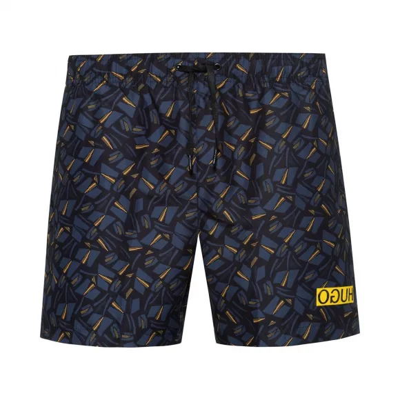 雨果博斯/Hugo Boss 男士郁金香印花速干游泳短裤 hbas50426026460