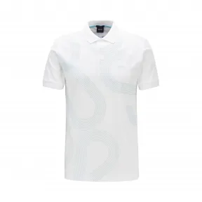 雨果博斯/Hugo Boss 男士徽标印花修身 Polo 衫 hbas50426048100