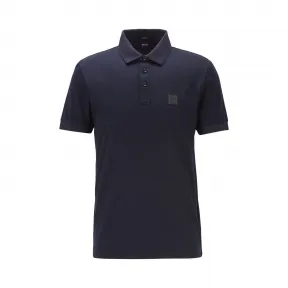 雨果博斯/Hugo Boss 男士丝光棉平针织面料修身 Polo 衬衫 hbas50426057402