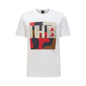 雨果博斯/Hugo Boss 男士字母印花短袖T恤 hbas50426065100