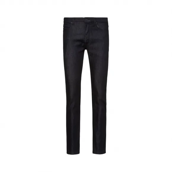 雨果博斯/Hugo Boss 男士黑色水洗弹性牛仔布紧身牛仔裤 hbas50426679001