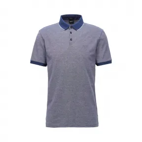 雨果博斯/Hugo Boss 男士牛津棉珠地布常规版型 Polo 衬衫 hbas50426682407