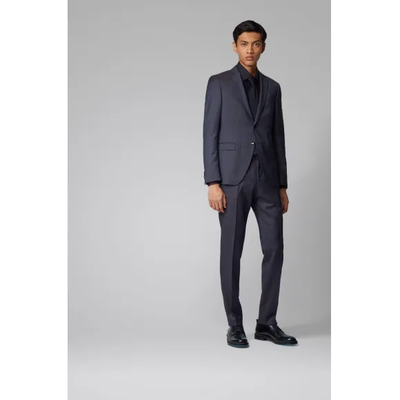 雨果博斯/Hugo Boss 男士混色初剪羊毛超修身西装 hbas50426924402