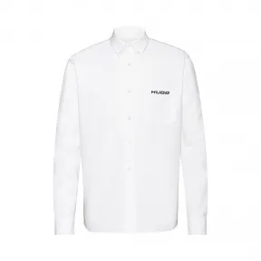 雨果博斯/Hugo Boss HUGO '93 印花宽松版型牛津棉衬衫 hbas50427009199