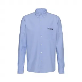 雨果博斯/Hugo Boss HUGO '93 印花宽松版型牛津棉衬衫 hbas50427009459