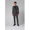 雨果博斯/Hugo Boss 男士微图案初剪羊毛修身西装 hbas50427211001
