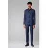 雨果博斯/Hugo Boss 男士织花初剪羊毛哔叽面料修身西装 hbas50427266407