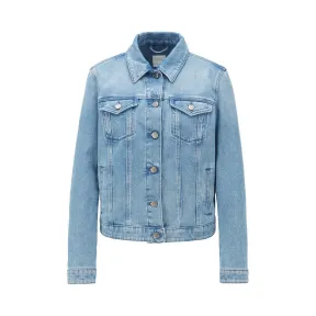 雨果博斯/Hugo Boss 女士常规版型日光漂白弹力牛仔布夹克 hbas50427392430