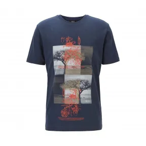 雨果博斯/Hugo Boss 男士木棉树印花棉质混纺 T 恤 hbas50427933404