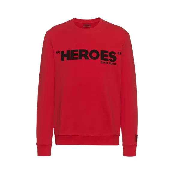 雨果博斯/Hugo Boss 男士标志性印花棉质毛圈布卫衣 hbas50427982693