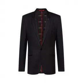 雨果博斯/Hugo Boss 男士修身羊毛混纺西装外套 hbas50428166001