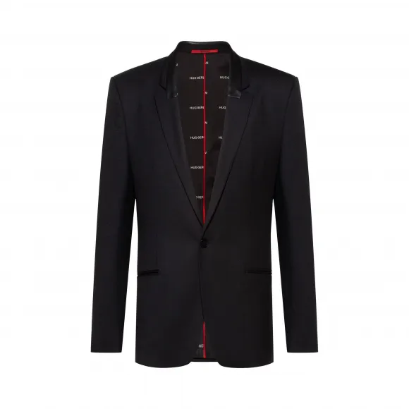 雨果博斯/Hugo Boss 男士修身羊毛混纺西装外套 hbas50428166001