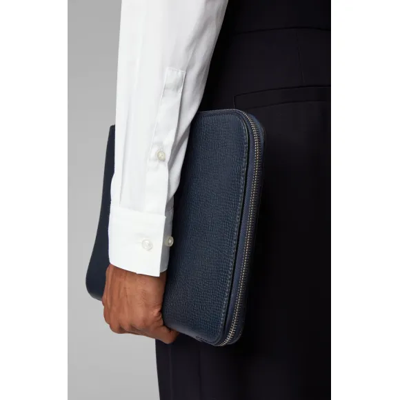 雨果博斯/Hugo Boss 男士芦荟棉条纹修身版衬衫 hbas50428300100