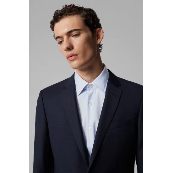 雨果博斯/Hugo Boss Coolest Comfort 饰面棉质修身衬衫 hbas50428350450