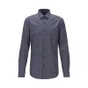 雨果博斯/Hugo Boss 男士斜纹布图案修身衬衫 hbas50428532411