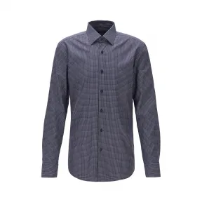 雨果博斯/Hugo Boss 男士斜纹布图案修身衬衫 hbas50428532411