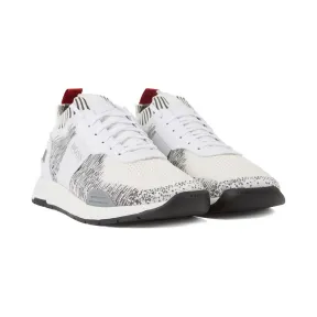 雨果博斯/Hugo Boss 男士混合材质针织袜跑步运动鞋 hbas50428541120