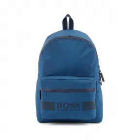 雨果博斯/Hugo Boss 男士同色调徽标肩带纹理尼龙背包 hbas50428634434