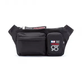 雨果博斯/Hugo Boss HUGO '93 饰片尼龙华达呢腰包 hbas50428640001