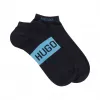 雨果博斯/Hugo Boss 男士撞色徽标细节短袜两双装 hbas50428744402