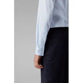 雨果博斯/Hugo Boss 男士免烫处理修身版纯棉衬衫 hbas50429273451