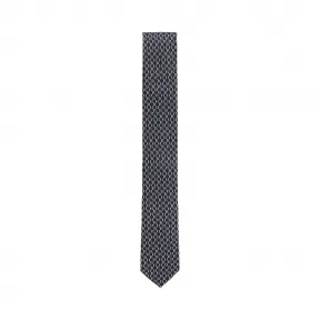 雨果博斯/Hugo Boss 男士提花交织字母图案真丝领带 hbas50429646402