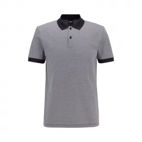 雨果博斯/Hugo Boss 男士微图案装饰棉质修身 Polo 衫 hbas50430051402