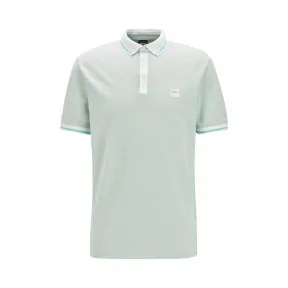 雨果博斯/Hugo Boss 男士混色棉质珠地布常规版型 Polo 衫 hbas50430471352