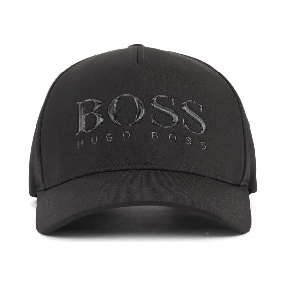 雨果博斯/Hugo Boss 男士针织面料徽标运动帽 hbas50430760001