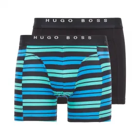 雨果博斯/Hugo Boss 徽标裤腰平角内裤两条装 hbas50430941999