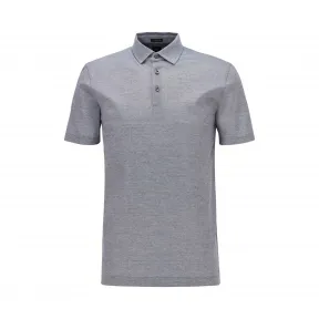 雨果博斯/Hugo Boss 双色意大利棉修身 Polo 衫 50431627402