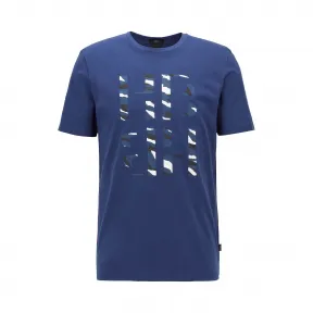 雨果博斯/Hugo Boss 3D 动物印花字母组合修身版 T 恤 hbas50432172407