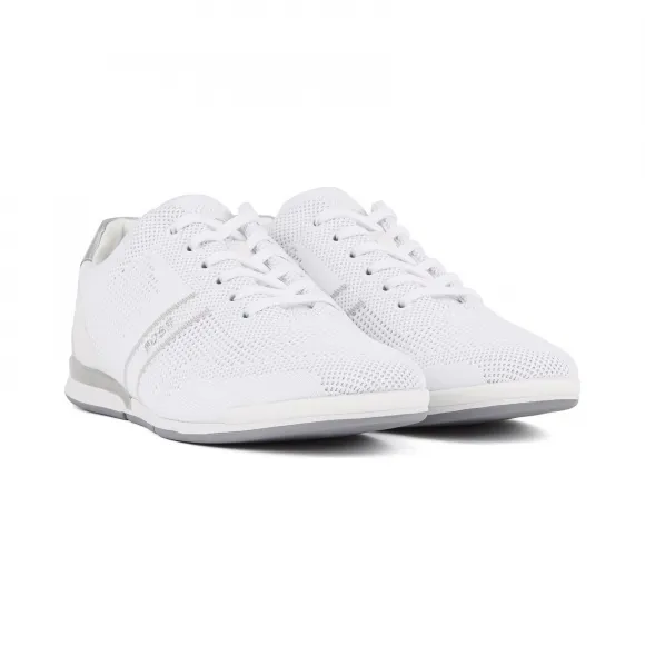 雨果博斯/Hugo Boss 男士针织鞋面低帮运动鞋 hbas50432830120