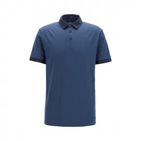 雨果博斯/Hugo Boss 徽标印花棉质平针织面料 Polo 衫 hbas50432851414