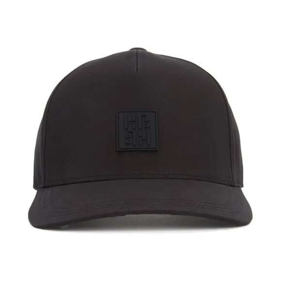 雨果博斯/Hugo Boss 男士棉混纺斜纹布交织字母印花运动帽 hbas50433713001