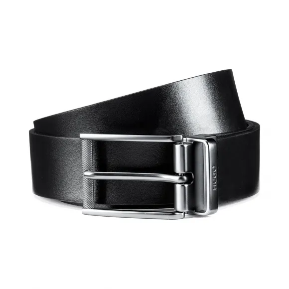 雨果博斯/Hugo Boss 针扣加牌扣双面皮革腰带 hbas50434609004